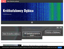 Tablet Screenshot of krotkofalowcy.org